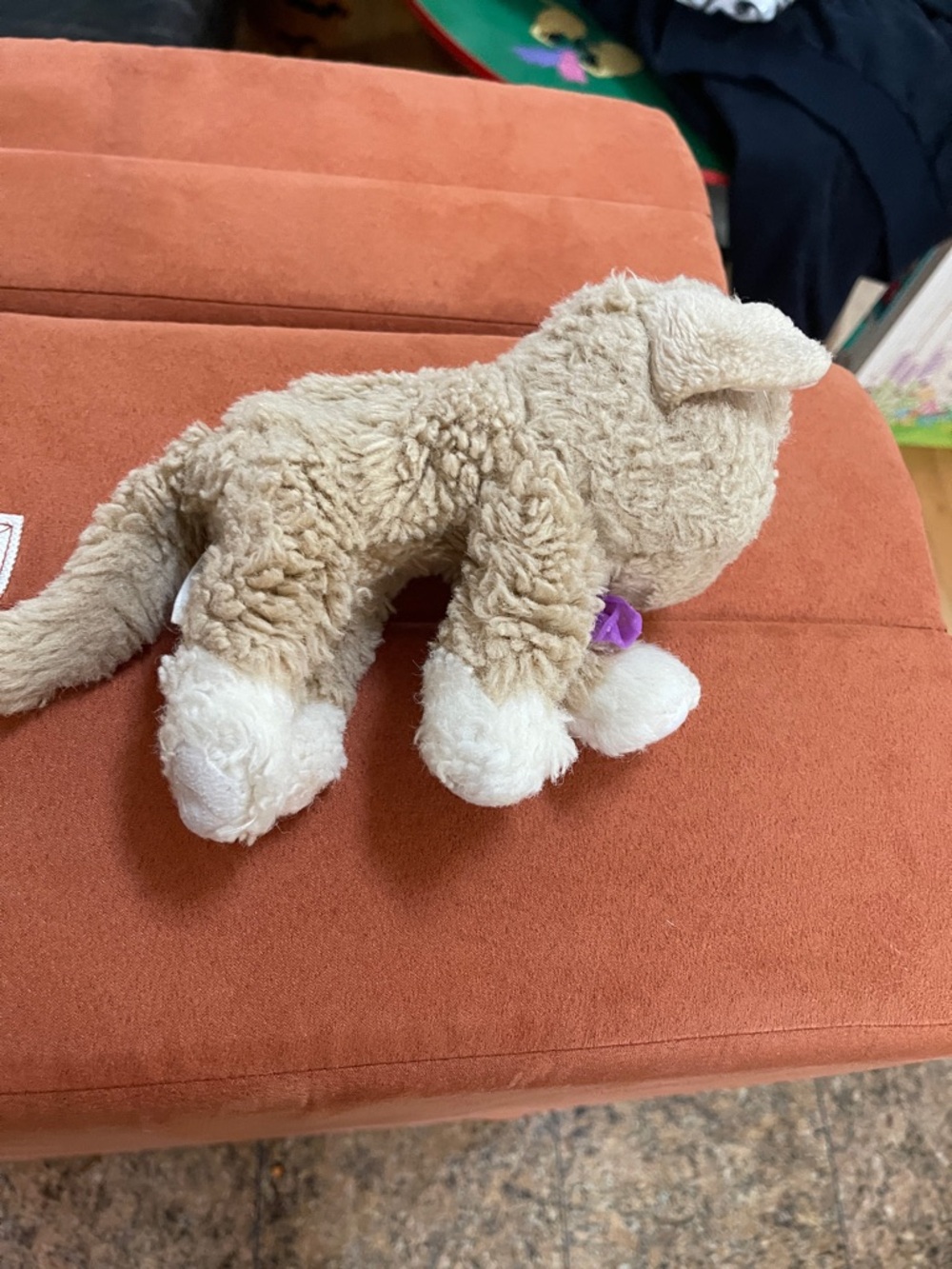 Vintage 1992 Tyco Kitty Kitty Kittens Stuffed Cat Purring Plush - Picture 2 of 3
